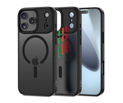 Etui do telefonów TECH-PROTECT Magmat Xt 4-Set Magsafe do Iphone 17 Pro Matte Black 5906302330034